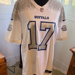 Nike Josh Allen Buffalo Bills White Rivalries Jersey Size Medium